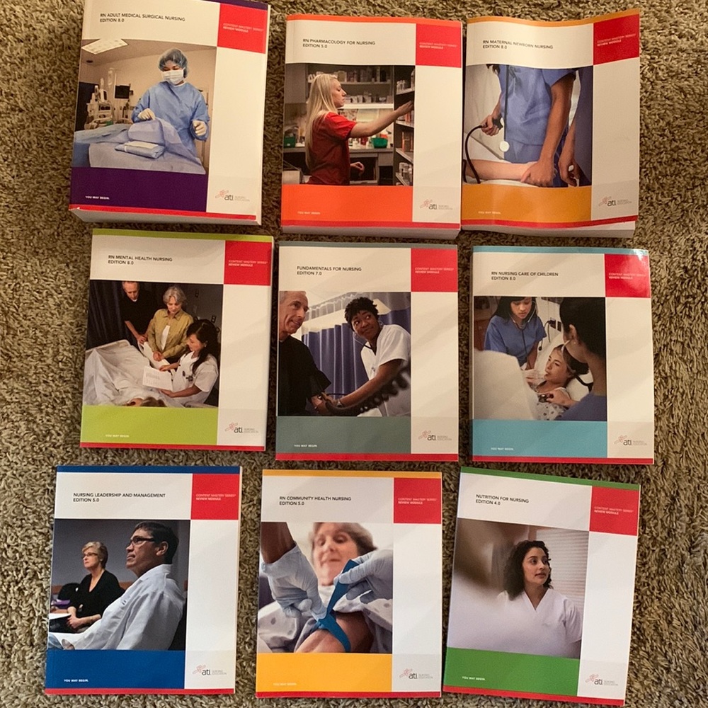 Ati nursing education books (all nine)